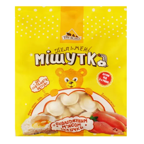 Пельмені з м'ясом індички Мішутка м/у 600г