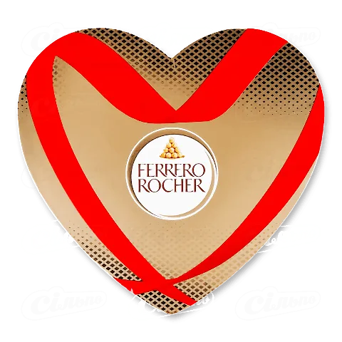 Цукерки Ferrero Rocher Серце молочний шоколад з фундуком, 125г