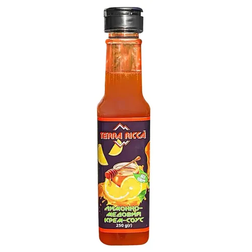 Крем-соус Terra Ricca Лимонно-медовий 250мл