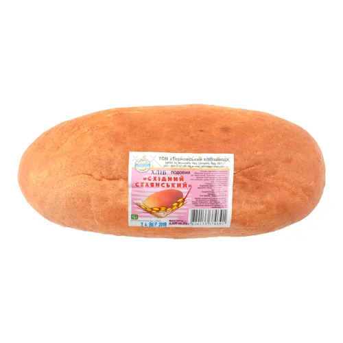 Хліб подовий Східний Селянський Терновський хлібозавод м/у 0.6кг