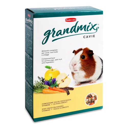 Корм Для Дорослих Морських Свинок Комплексний Grandmix Padovan, к/у, 850г