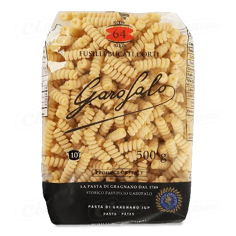 Макаронні вироби Garofalo «Фузілі Букаті» короткі, 500г