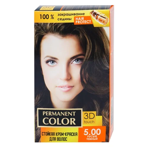 Крем-фарба Аромат Permanent Color для волосся тон 5.00 Русявий темний
