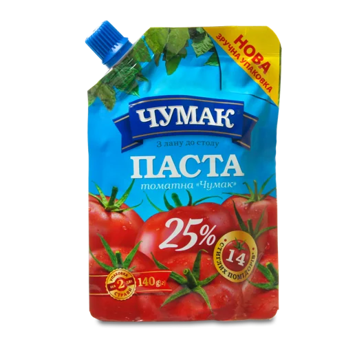 Томатна Паста Вищого Ґатунку, У Пакуванні, 140г