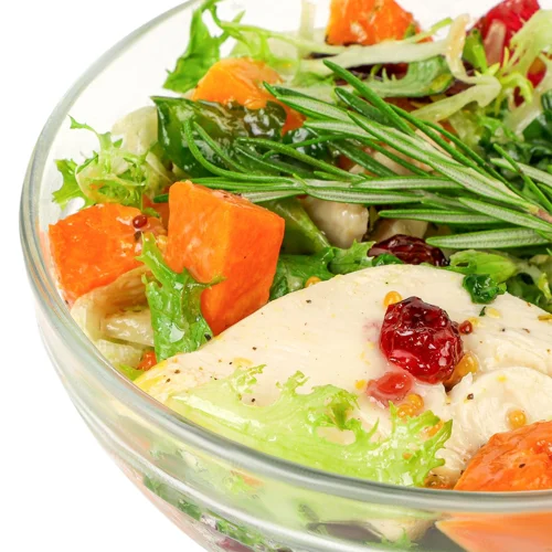 Салат з гарбузом та курячим філе