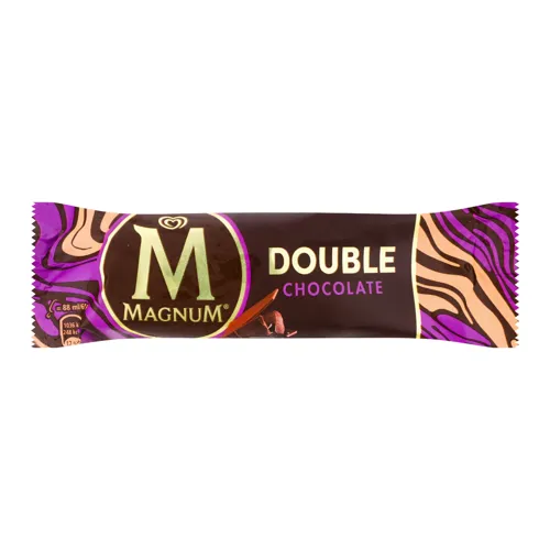 Морозиво 12% ескімо шоколадне та з шоколадним соусом Double chocolate Magnum м/у 69г