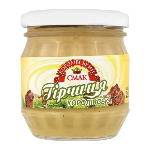 Гірчиця Королівська Королівський смак 200г