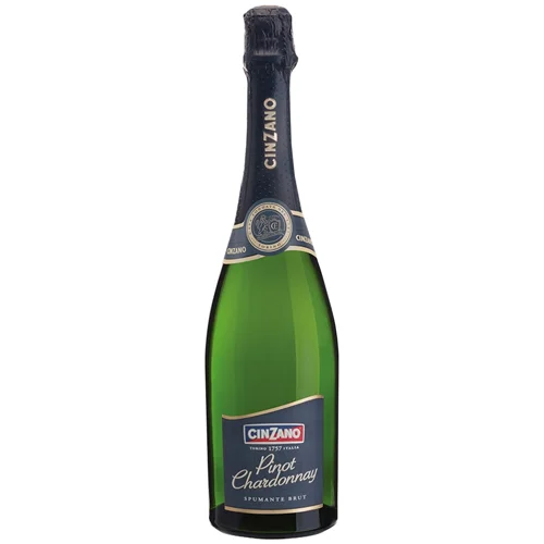 Вино ігристе Cinzano Pinot Chardonnay біле брют 11,5% 0,75л