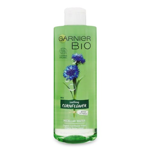 Міцелярна Вода Для Очищення Обличчя Soothing Cornflower Bio Garnier, 400мл