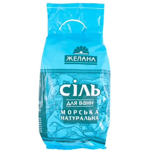 Сіль для ванн Желана Морська натуральна 1кг