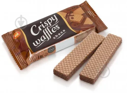 Вафлі "CRISPY WAFFLES" шоколадні 32г