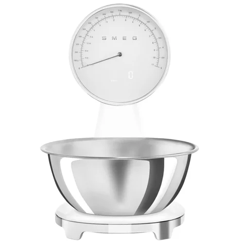 Ваги кухонні Smeg 50x цифро-аналогові білі