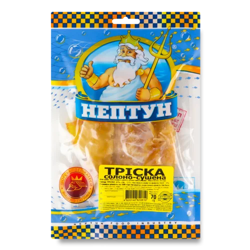 Тріска Солено-Сушена, Н/К, 70 Г
