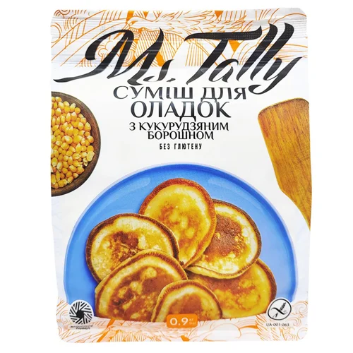 Суміш для оладок Ms.Tally з кукурудзяним борошном 900г