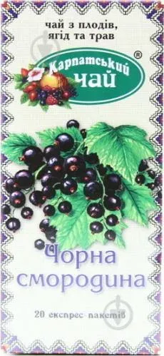 Чай Карпатський чай чорна смородина, 20*2г