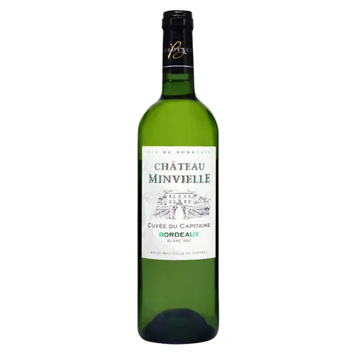 Вино Chateau Minvielle Cuvee du Capitaine Bordeaux біле сухе 12,5% 0,75л