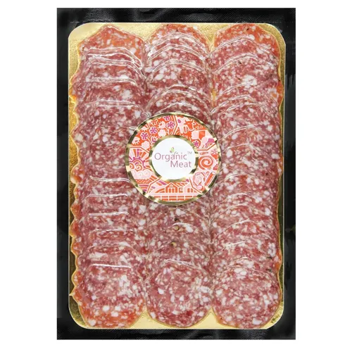 Ковбаса Салямі Organic Meat Міланська сиров'ялена вищого сорту 80г