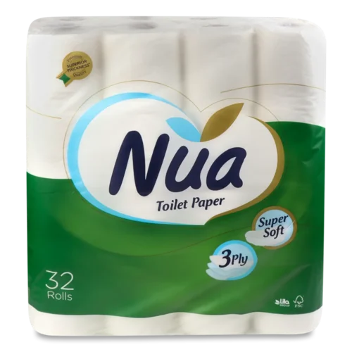 Папір туалетний NUA 3-шаровий