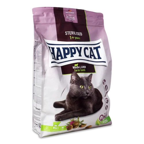 Корм Для Котів Happy Cat Sterilised Weide Ягнятина, В/ґ, 1г