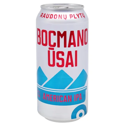 Пиво Raudonos Plytu Bocmano Usai світле 6% 0,44л