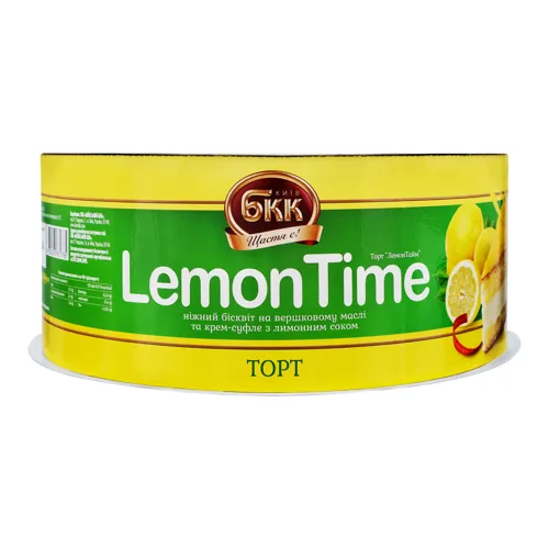 Торт LemonTime БКК картонна упаковка 850г