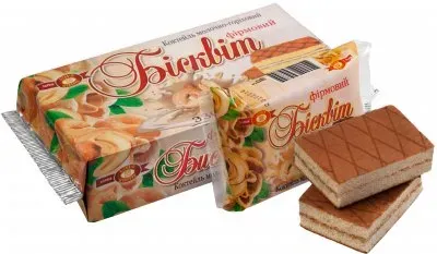 Бісквіт ХБФ Фірмовий молочно-горіховий, 330г