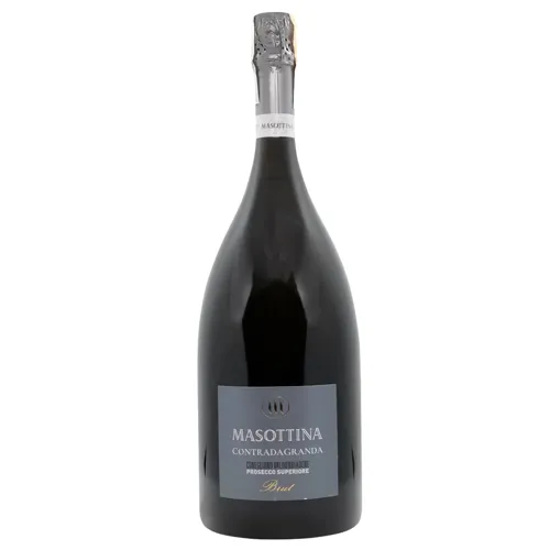 Вино ігристе Masottina Contradagranda Conegliano Valdobbiadene Prosecco Superiore Brut біле брют 11,5% 1,5л