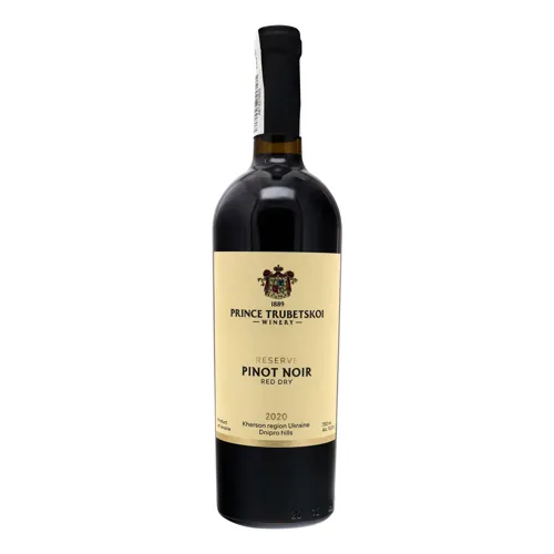 Вино 0.75л 14% червоне сухе витримане Піно Нуар Виноробне господарство Князя П.М. Трубецького