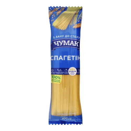Вироби макаронні Спагеттіні Чумак м/у 400г