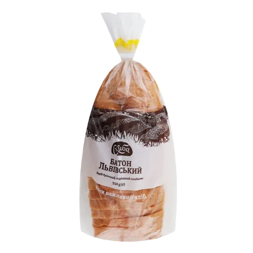 Батон нарізний Львівський Скиба м/у 350г