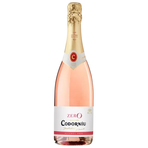 Вино ігристе Codorniu Zero рожеве сухе безалкогольне 0% 0,75л