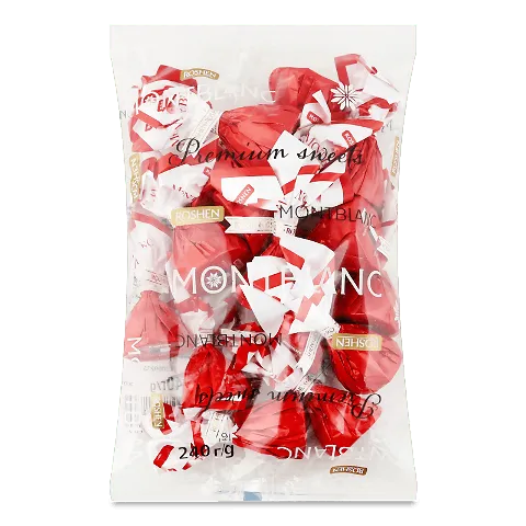 Цукерки Roshen Montblanc в асортименті, 240г
