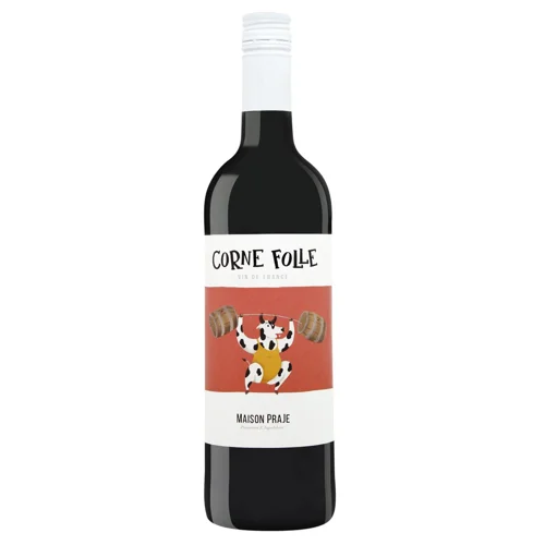 Вино Corne Folle Greta червоне сухе 13,5% 0,75л