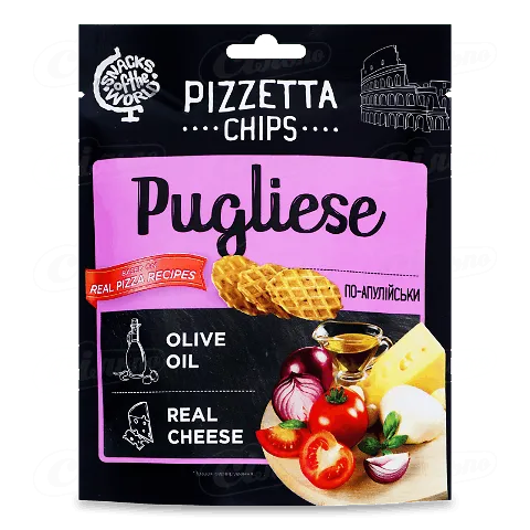 Снек Snacks of the World Pizzetta Chips По-Апулійськи 70г