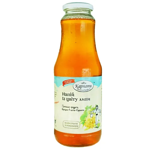 Напій Карпати насолоджуйся із цвіту липи 1л