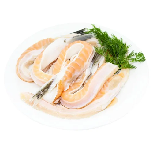 Черевця сьомги слабосолені