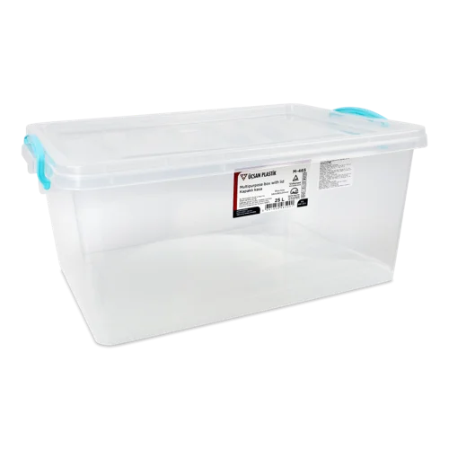 Контейнер для Зберігання Речей з Кришкою, 25л, №М-465, Ucsan Plastik, 1шт