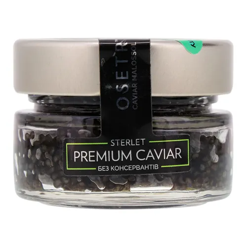 Ікра стерляді зерниста без консервантів Premium Caviar Osetr 65г