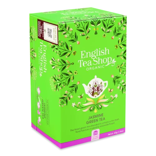 Чай зелений English Tea Shop аромат жасмину органічний