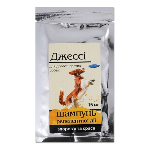 Шампунь для Довгошерстих Собак Джессі Репелентний, 15 мл, саше ПроВет
