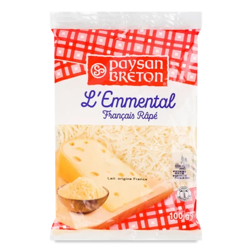 Сир Paysan Breton «Ементаль» тертий, 45%