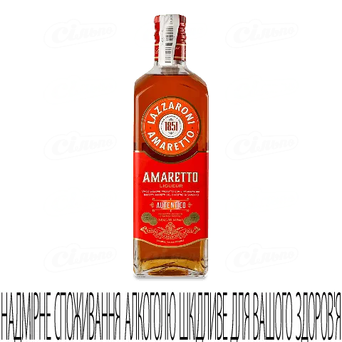 Лікер Lazzaroni Amaretto 1851, 0,7л