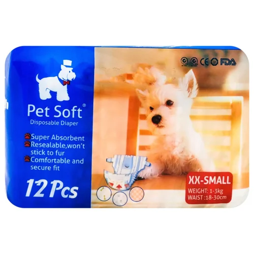Підгузки для собак Pet Soft 37*21см 12шт