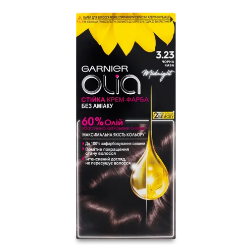 Крем-фарба Для Волосся Olia №3.23 Garnier, В/ґ, 1шт