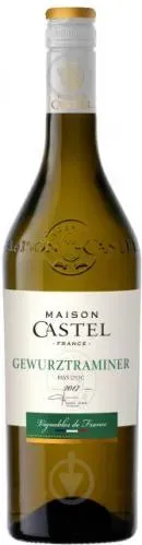 Вино Maison Castel «Gewurztraminer» (напівсухе, біле, Франція, Pays d'Oc IGP) 0,75л