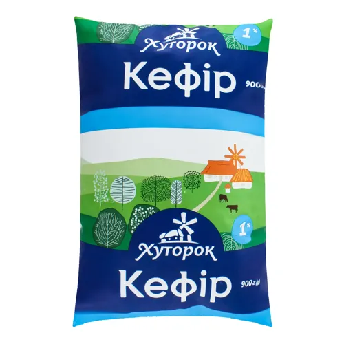 Кефір 1% Хуторок м/у 900г