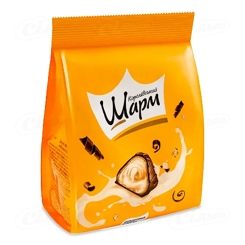 Цукерки «АВК» «Королівський шарм» з вершковою начинкою, 113г