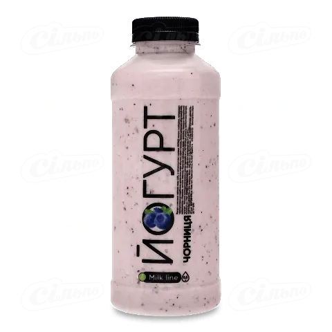 Йогурт «Лавка Традицій» Milk line чорничний питний 3,6%, 0,5л