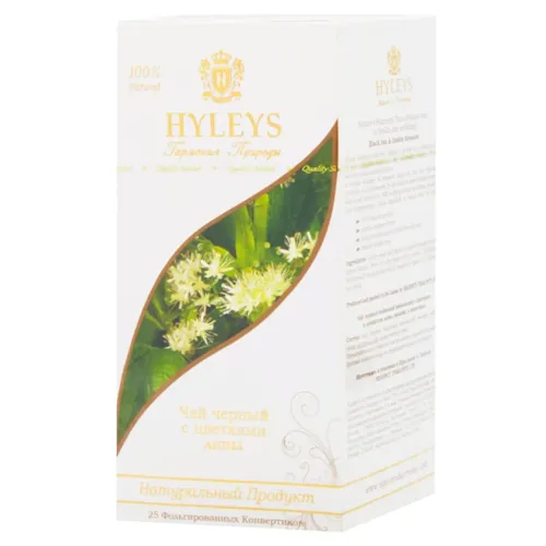 Чай чорний Hyleys з квітками липи 1,5г*25шт