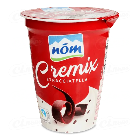 Йогурт десертний «NOM» Кремікс Страчателла 7%, 180г